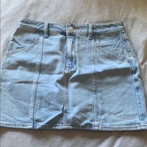 Jean mini skirt
